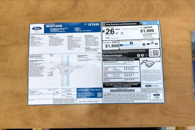 New 2026 Ford Mustang EcoBoost Premium Fastback For Sale in Lubbock, TX