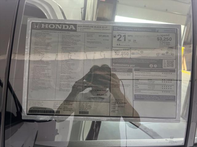 2026 Honda Ridgeline Black Edition Two-Tone
