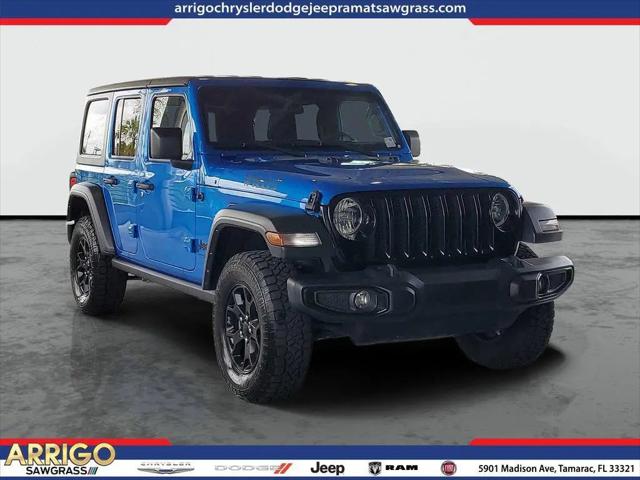 2022 Jeep Wrangler Unlimited Willys Sport 4x4 for sale in West Palm Beach, FL