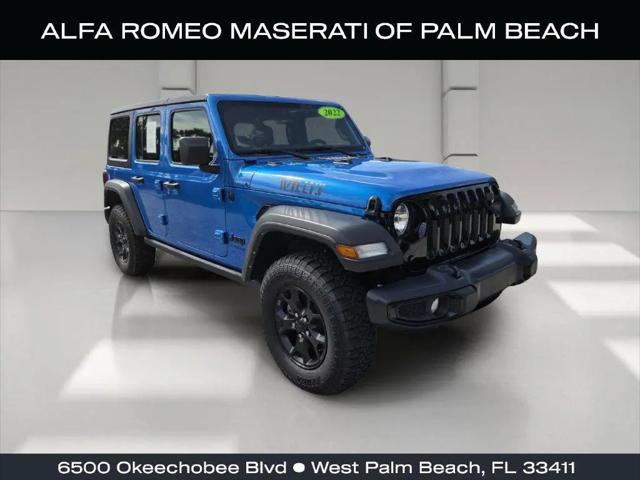 2022 Jeep Wrangler Unlimited Willys Sport 4x4 for sale in West Palm Beach, FL