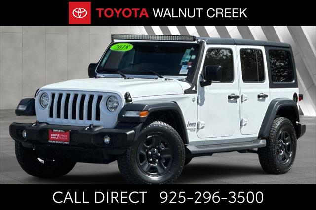2018 Jeep Wrangler Unlimited Sport 4x4 for sale in Walnut Creek, CA