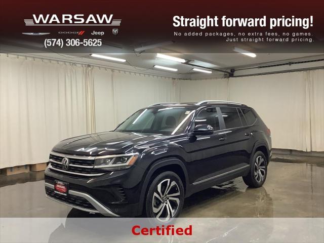 2022 Volkswagen Atlas 3.6L V6 SEL for sale in Warsaw, IN