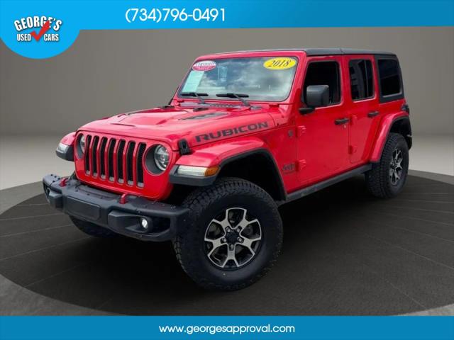2018 Jeep Wrangler Unlimited Rubicon 4x4 for sale in Brownstown, MI
