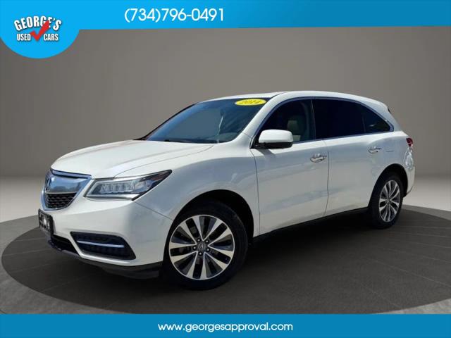 2014 Acura MDX Technology Pkg w/Entertainment Pkg for sale in Brownstown, MI