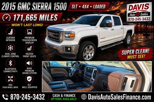 2015 GMC Sierra 1500 SLT for sale in Arkadelphia, AR