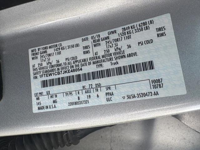 2018 Ford F-150 XLT