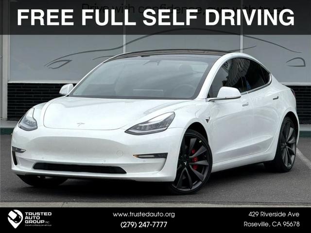 2020 Tesla Model 3 Performance Dual Motor All-Wheel Drive for sale in Roseville, CA