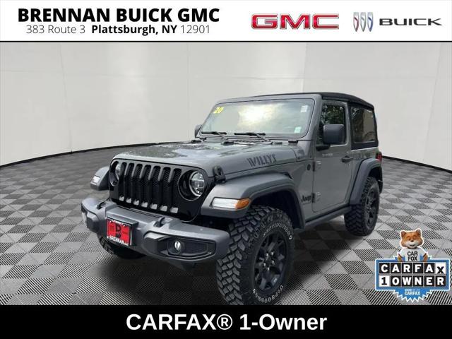 2020 Jeep Wrangler Willys 4x4 for sale in Plattsburgh, NY