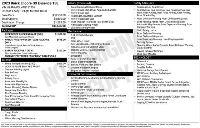2023 Buick Encore GX Essence FWD for sale in McKinney, TX