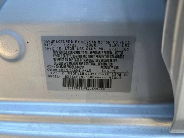2025 Nissan Versa 1.6 SV