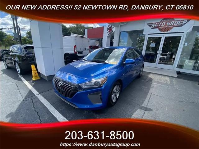 2018 Hyundai IONIQ Hybrid Blue for sale in DANBURY, CT