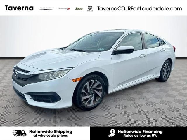 2018 Honda Civic EX for sale in Pompano Beach, FL
