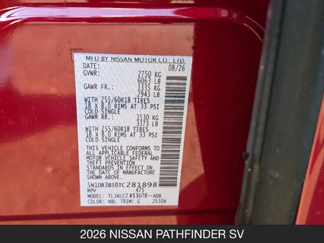 2026 Nissan Pathfinder SV