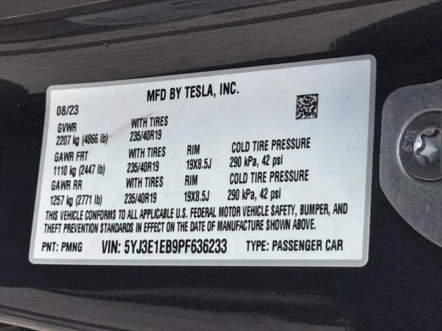2023 Tesla Model 3 Long Range Dual Motor All-Wheel Drive