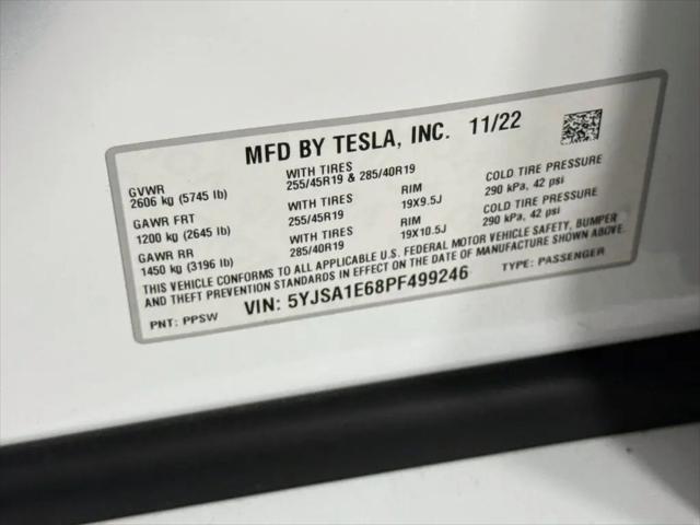 2023 Tesla Model S Plaid Tri Motor All-Wheel Drive
