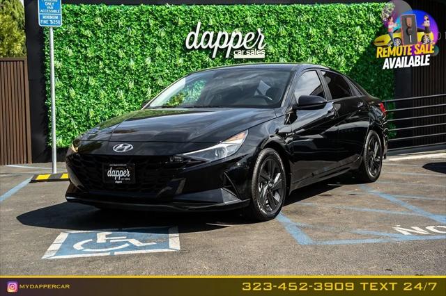 2023 Hyundai Elantra Hybrid Blue for sale in La Habra, CA