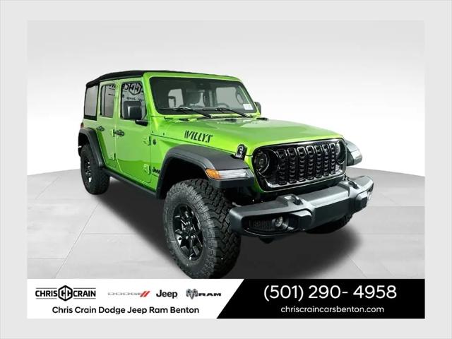 2025 Jeep Wrangler 4-Door Willys 4x4 for sale in Benton, AR