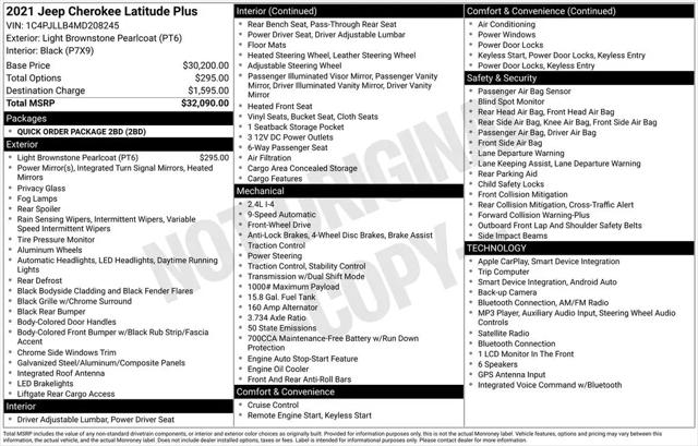 2021 Jeep Cherokee Latitude Plus