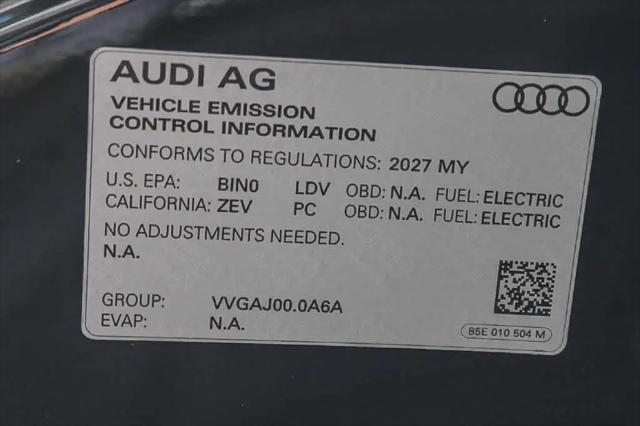 2027 Audi e-tron Sportback Prestige quattro
