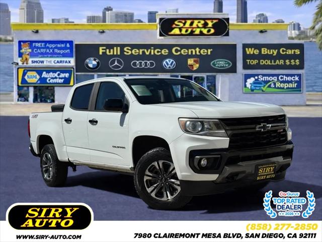2021 Chevrolet Colorado 4WD Crew Cab Short Box Z71 for sale in San Diego, CA