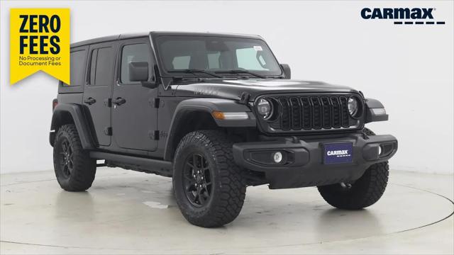 2025 Jeep Wrangler 4-Door Willys 4x4 for sale in Houston, TX