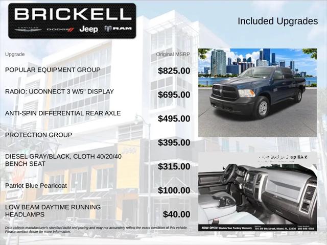 2019 Ram 1500 Classic Tradesman Crew Cab 4x4 57 Box