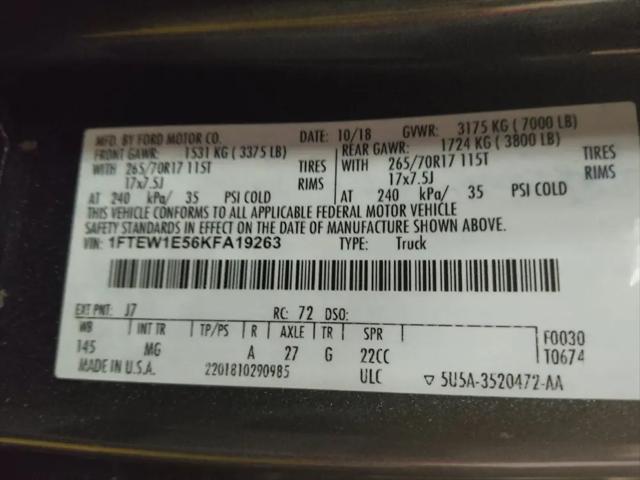2019 Ford F-150 XLT