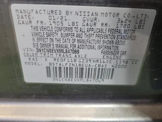 2021 Nissan Versa SV Xtronic CVT