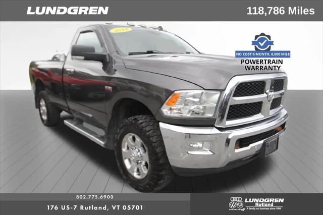 2018 Ram 2500 SLT Regular Cab 4x4 8 Box for sale in Rutland, VT
