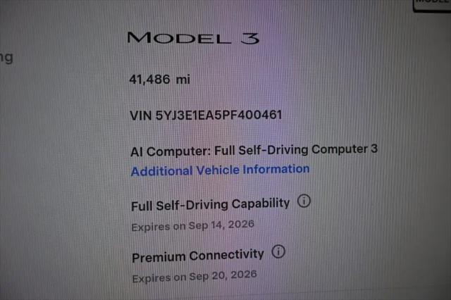 2023 Tesla Model 3 Rear-Wheel Drive