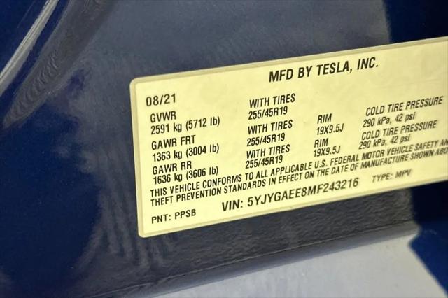 2021 Tesla Model Y Long Range Dual Motor All-Wheel Drive