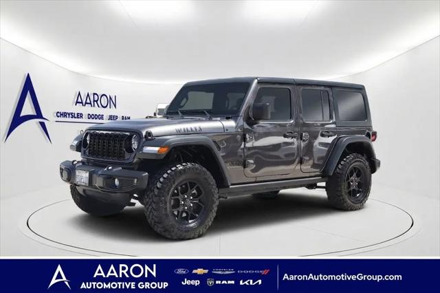 2025 Jeep Wrangler 4-Door Willys 4x4 for sale in Norco, CA