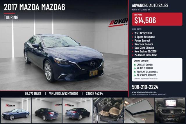 2017 Mazda Mazda6 Touring for sale in North Attleboro, MA