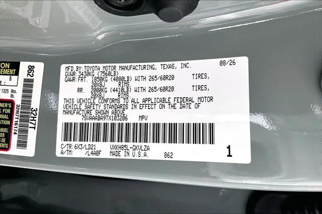 2026 Toyota Sequoia Limited