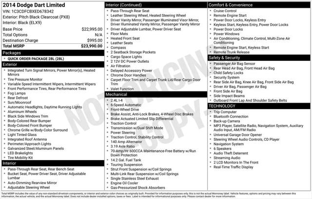 2014 Dodge Dart Limited