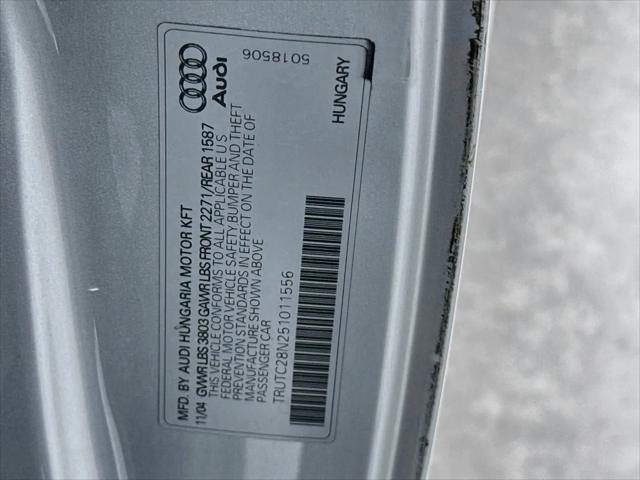 2005 Audi TT 1.8L
