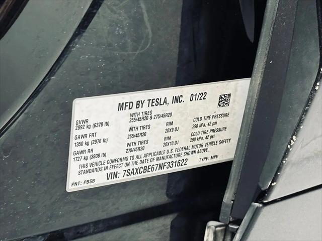 2022 Tesla Model X Plaid Tri Motor All-Wheel Drive