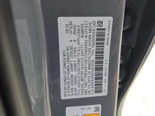 2026 Honda Civic Sport