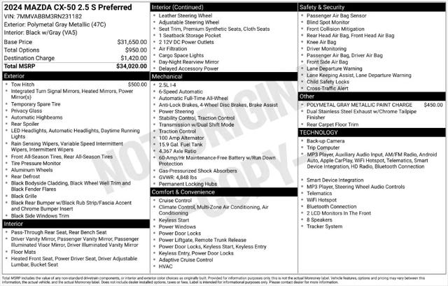2024 Mazda CX-50 2.5 S Preferred