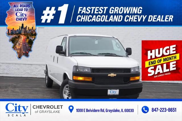 2026 Chevrolet Express Cargo Van 3500 Extended Wheelbase, WT, RWD for sale in Grayslake, IL