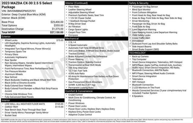 2023 Mazda CX-30 2.5 S Select
