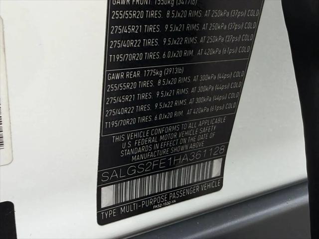 2017 Land Rover Range Rover 5.0L V8 Supercharged