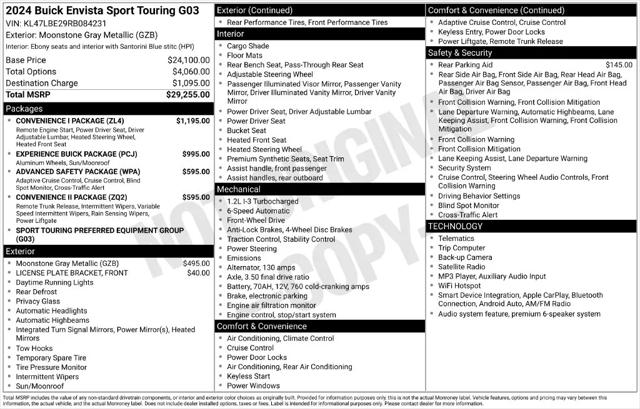 2024 Buick NV Sport Touring FWD