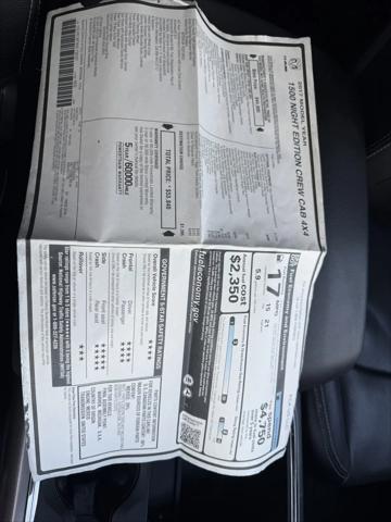 2017 Ram 1500 Night Crew Cab 4x4 57 Box