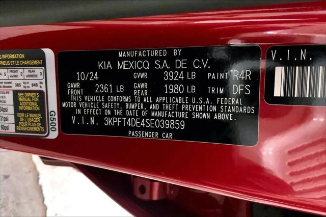 2025 Kia K4 LXS