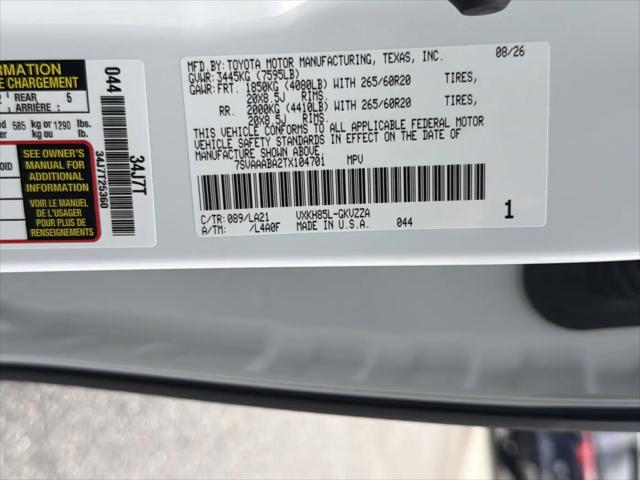2026 Toyota Sequoia Platinum