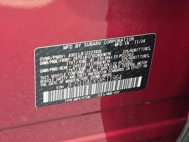2025 Subaru Forester Base