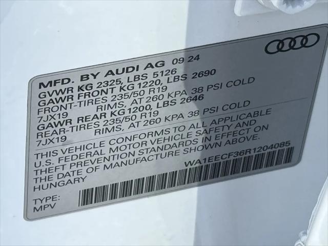 2024 Audi Q3 Premium Plus 45 TFSI S line quattro Tiptronic