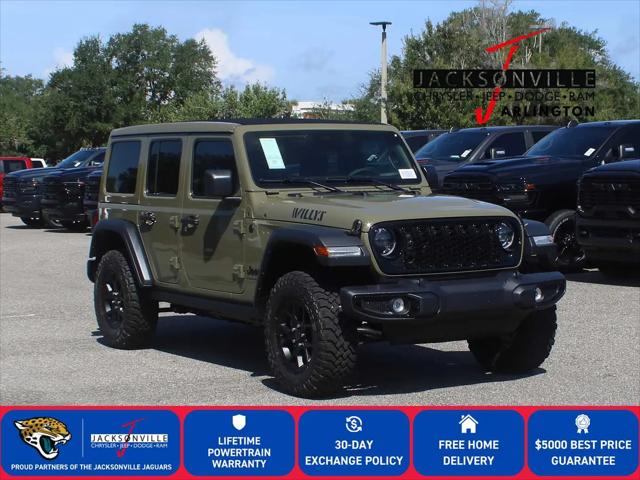 2026 Jeep Wrangler 4-Door Willys 4x4 for sale in Jacksonville, FL