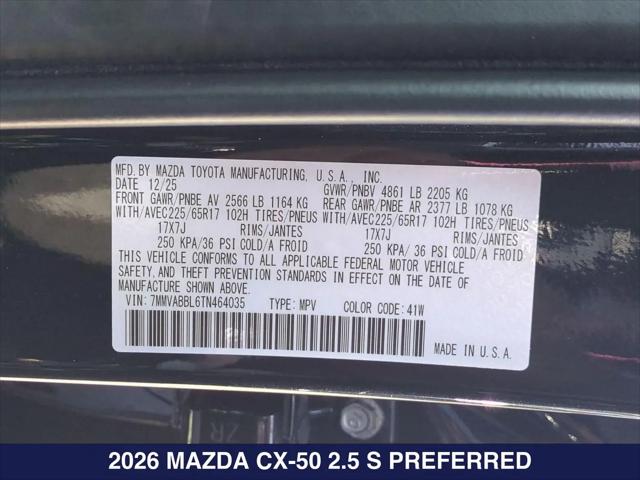 2026 Mazda CX-50 2.5 S Preferred